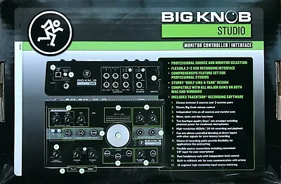 Mackie - Big Knob Studio - 3x2 Studio Monitor Controller And Interface • $259.95