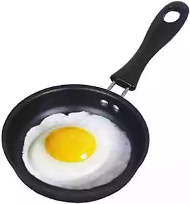 Mini Frying Pan For One Egg 4.7 12cm Mini Egg Frying Pan With Handle Heat Resi • £15.85