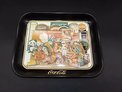 Vintage Coca Cola Coke Tray  Through The Years  By Artist Sandra Porter; 1996 • $25