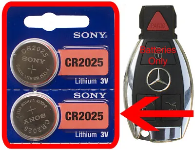 Mercedes Benz C250 C300 CL600 E350 2-Pack Battery Sony CR2025 For Remote Key FOB • $9.95