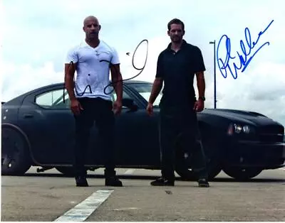 Vin Diesel Paul Walker Signed 11x14 Photo Autographed Picture With COA • $120.46