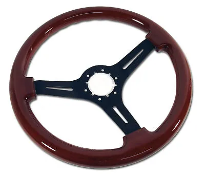 Corvette C3 Steering Wheel Mahogany/Black 3 Spoke 1968-1982 • $88.99