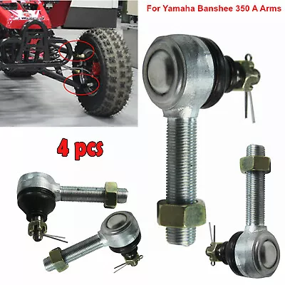 4PCS Tie Rod End Kits Ball Joint A Arms For 87-2006 Yamaha Banshee 350 YFZ350 • $42.99