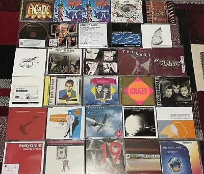 Collection Of Rare & Promo CDs Inc.  AC/DC Bjork Coldplay Cranberries Genesis • £39.95