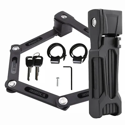 FoldyLock Mini Folding Bike Lock Anti Theft Smart Secure Guard Secure Heavy Duty • $43.99