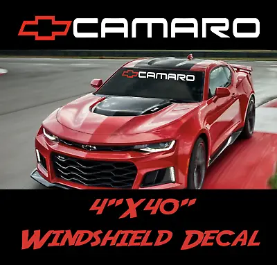 $12.99 • Buy CAMARO Z28 Chevrolet, Windshield Sticker Logo Vinyl Decal American Muscle   308 