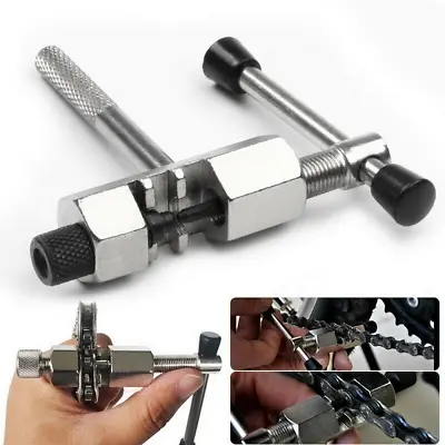 Bicycle Chain Splitter Breaker Repair Rivet Link Pin Repair Tool For BMX Bike • $8.59