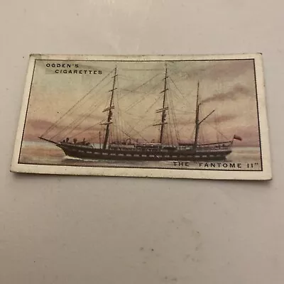 Ogdens Cigarette Cards Yachts & Motor Boats 1930 18 Fantome • £1.50