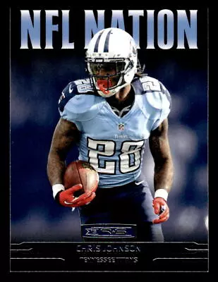 2013  Panini Rookies & Stars Nfl Nation #10 Chris Johnson Tennessee Titans • $1.49