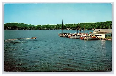 Postcard: MI 1961 Kalamazoo River Boats Saugatuck Michigan - Unposted • $7.96