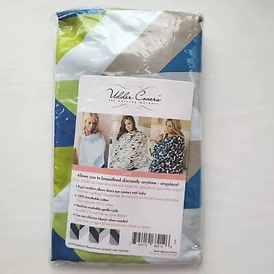 Breastfeeding Nursing Cover Up Udder Covers Privacy Apron Cotton Blanket Blue • $8.99