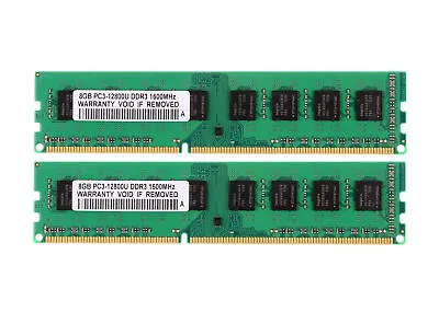£24.71 • Buy For AMD 16GB 2X 8GB 2RX4 PC3-12800 DDR3-1600Mhz 240pin DIMM Desktop Memory RAM %