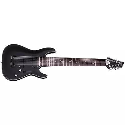 Schecter 1193 Damien Platinum-9 9-String Guitar Rosewood Fretboard Satin Black • $999