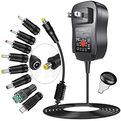 $23.54 • Buy Universal AC/DC Adapter Multi-Voltage Regulated Power Supply With 8 Selectable