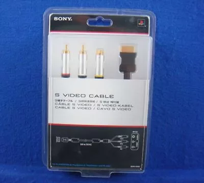 Ps3 S-VIDEO CABLE Official Sony NEW PS1 PS2 AV PlayStation TV PSX OEM • $60.49