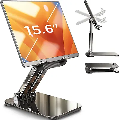 Adjustable 4.7-15.6  Tablet Stand For Desk | IPad Holder Accessories Mount Table • £21.34