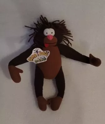 Toy Concept Bend Pose Pets Monkey Sticking Out Tongue Big Eyes Brown Tan 1996 • $9