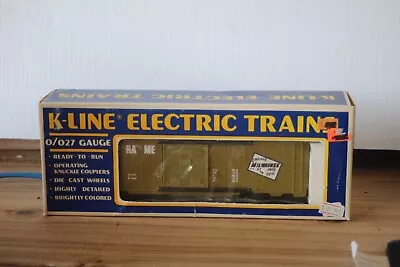 K-line 6409 Milwaukee Road Boxcar  Nos (b-30-a) • $24.95