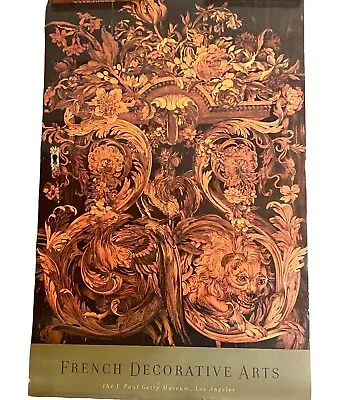 J Paul Getty Museum French Decorative Arts Exhibit Poster Andre-Charles Boulle • $49.99