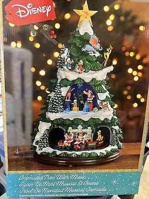 Disney Animated Holiday Tree With Music And LED Lights 8 Classic Holiday Songs • $98.80