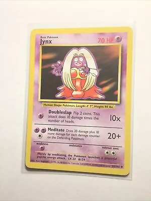 $4.85 • Buy JYNX - 31/102 - Base Set - 4th Print - 1999-2000 - Pokemon Card - NM