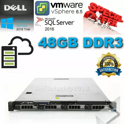 £198.85 • Buy DELL PowerEdge R410 2x X5670 2.93Ghz 24GB DDR3 RAM 3x 600GB SAS 10K 6/IR RAID