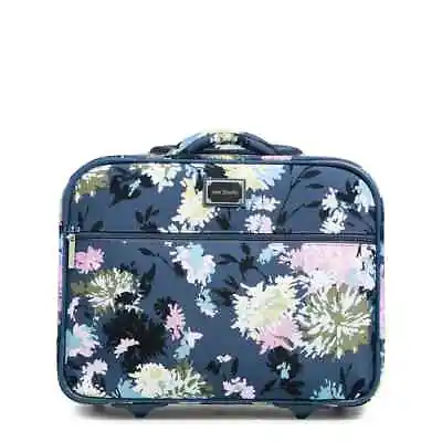 Vera Bradley Rolling Work Bag Chrysanthemum Crush Travel Luggage Carry On FREE B • $139.99