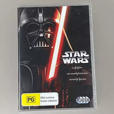 Starwars New Hope The Empire Strikes Back Return Of The Jedi (DVD)(#0021988) • $14.88