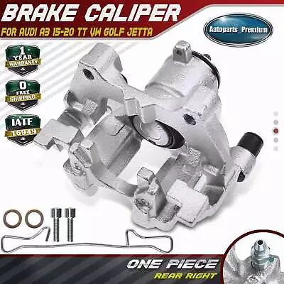 Disc Brake Caliper W/ Bracket For Audi A3 15-20 TT Volkswagen Golf Jetta Rear RH • $69.99