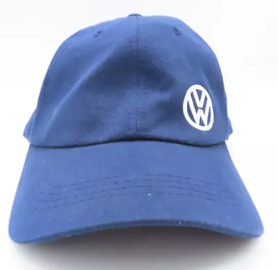 Volkswagen Driver Gear Blue White Embroidered Strapback Buckle Hat Cap • $7.99