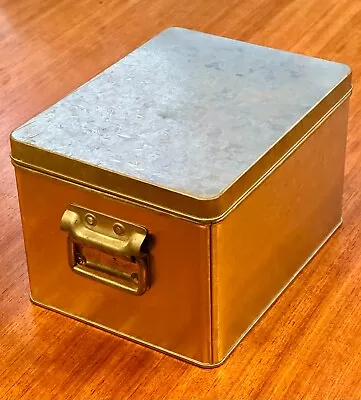 Muji Zinc Galvanised Box - 19x15x12 Cm • £15