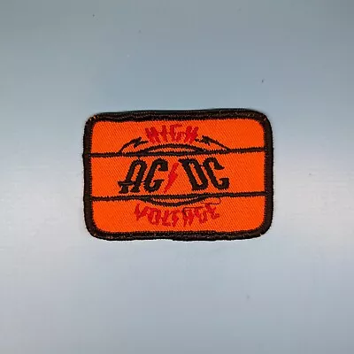 AC/DC Vintage Embroidered Patch Metal Rock Band Acdc • $20