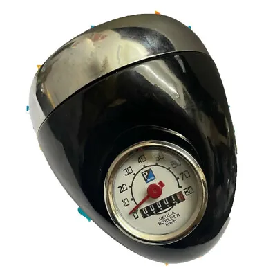 Classic Headlight Assey 5 1/2  With Bulb Holder & Speedometer Luna Moped 80km /h • $34.99