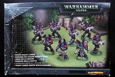 OOP Citadel / Warhammer 40k Metal/Plastic Night Lords Chaos Space Marines NIB • $404.67