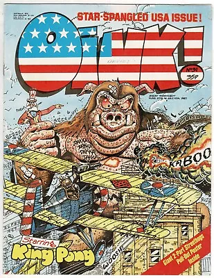 Oink Comic #31 27th June 1987 - Star Spangled USA Issue With Poster Combined P&P • £2.25