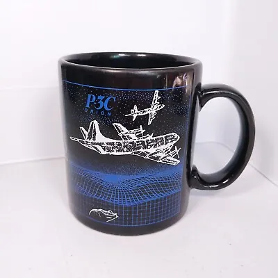 Vtg Lockheed P-3C Orion Aircraft Coffee Mug Tinker AFB Air Force Base Blackbird • $24.95