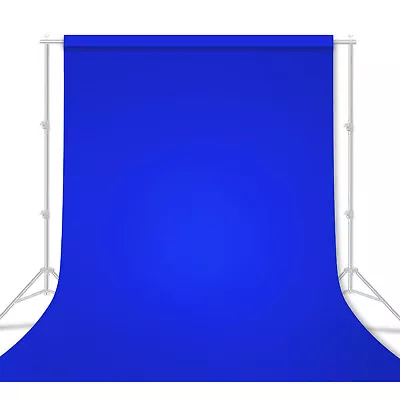 Photography 5' X 10' Blue Muslin Backdrop Chromakey Blue Screen • $16.85