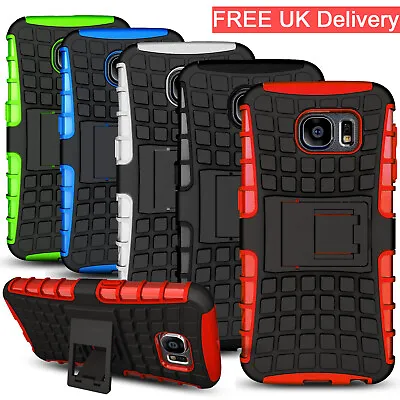 Case For Samsung S9 S8 Plus S6 Edge A3 A5 A8 Hybrid Shockproof Phone Stand Cover • £2.99