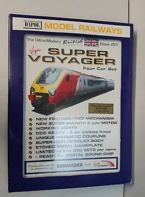 N Gauge Class 221 'James Cook' Virgin Trains Livery DCC Fitted 4 Car DEMU • £175