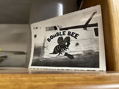 Original WWII B-24 Photo  Bomble Bee  Nose Art USAAF 8th Air Force • $12.99