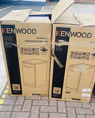 KENWOOD KDW45W23 10places Slimline Dishwasher - White • £199