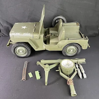 Vintage 1965 Hasbro GI JOE Official Jeep Combat Set #7000 W/ Parts • $250