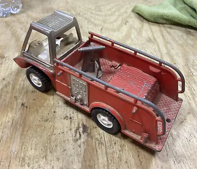 Vintage 1969 Gabriel Mighty-Metal Diecast Pressed Steel Fire Truck F • $18