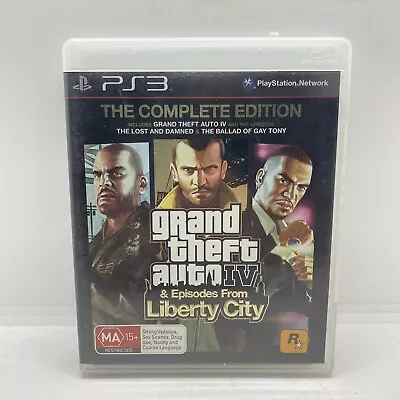 Grand Theft Auto IV & Episodes From Liberty City PlayStation 3 Complete • $19.99