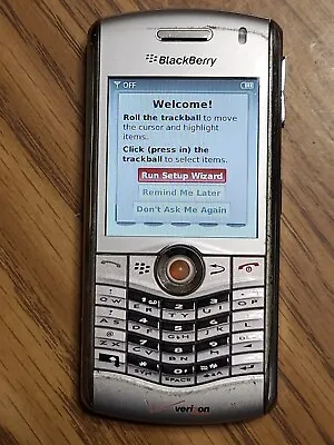 BlackBerry Pearl 8130 - Silver (Verizon) Smartphone Excellent Condition • $75