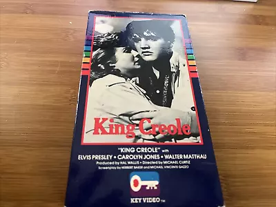 King Creole 1958 Elvis Presley Carolyn Jones VHS 📼 THE MOVIE KINGDOM 🇺🇸  • $5