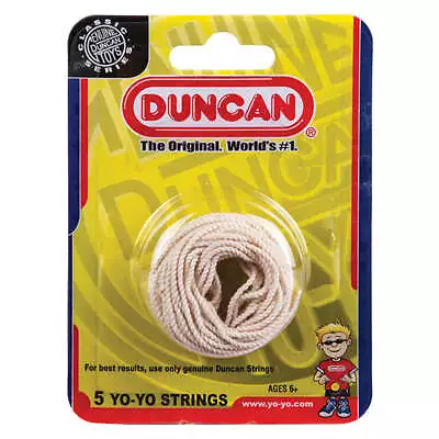 Duncan Yo Yo Strings 5 Pack White (100% Cotton) • $14.45