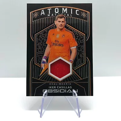 Madrid 2020-21 Obsidian Atomic Jersey	Iker Casillas MATCHWORN PATCH 10/30 • £29.99