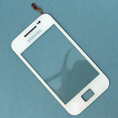 Samsung S5830 Galaxy Ace Digitizer Touch Screen Front Glass White Genuine • £5.99