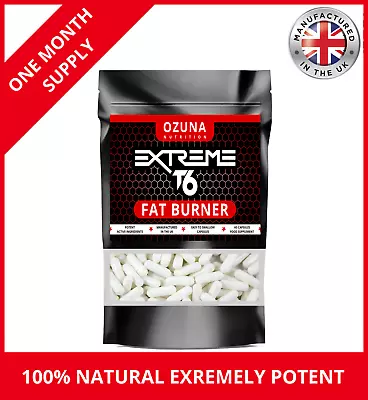 £9.95 • Buy Fat Burners Keto EXTREME T6 FAST WEIGHT LOSS Pills 60 Capsules Diet Slimming